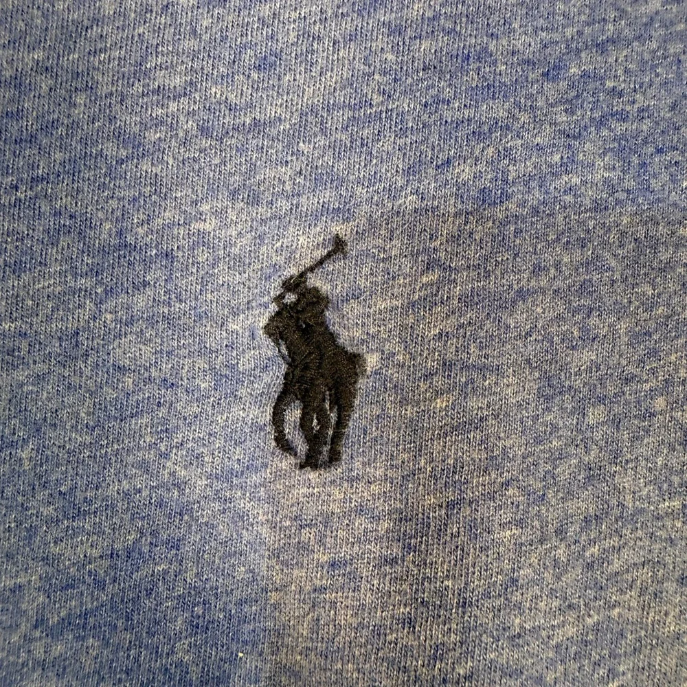 Polo Ralph Lauren Mens Large Blue Heathered Short Sleeve Crewneck Pony T-Shirt